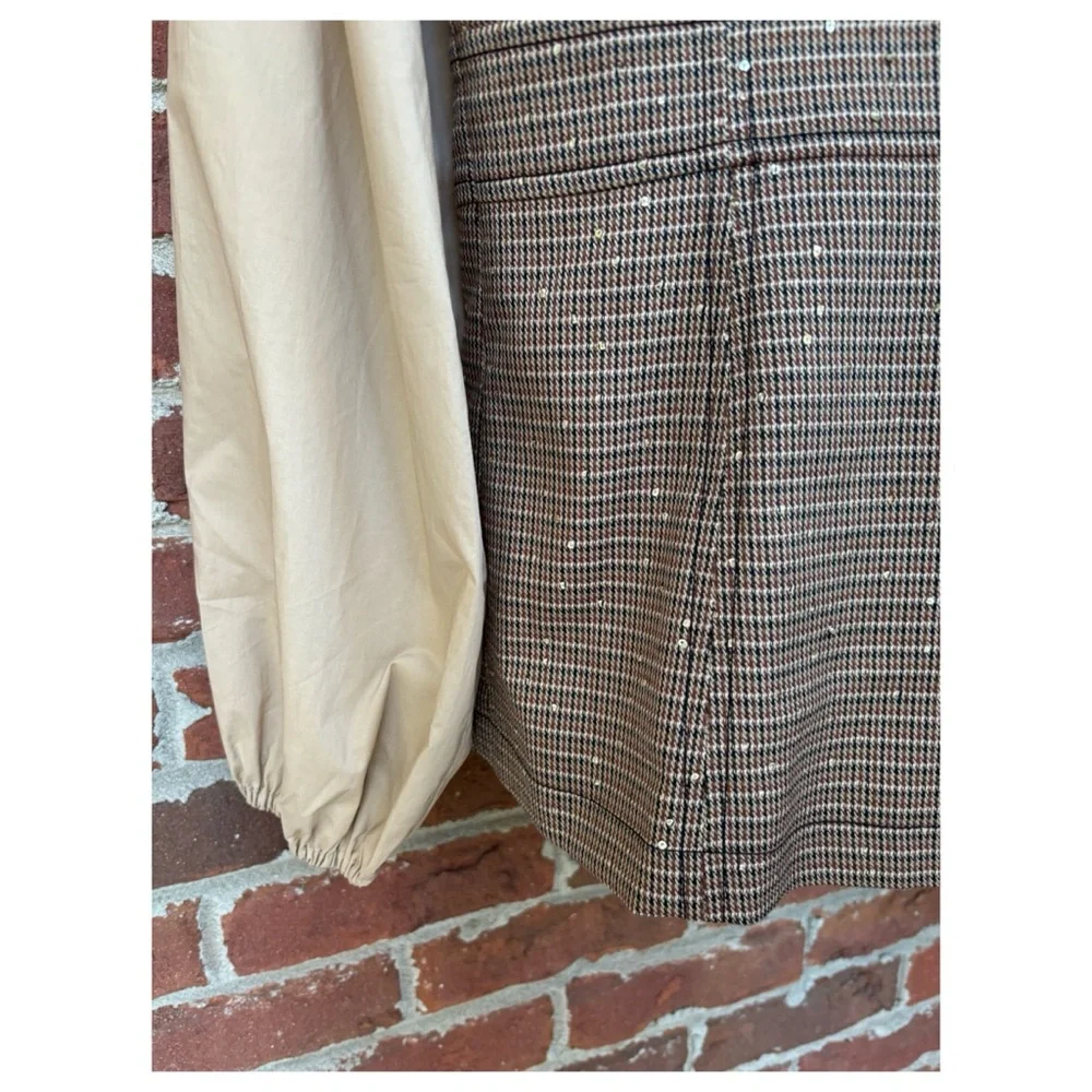 NWOT Anthropologie Maeve Embellished Double Breasted Blazer Size Small